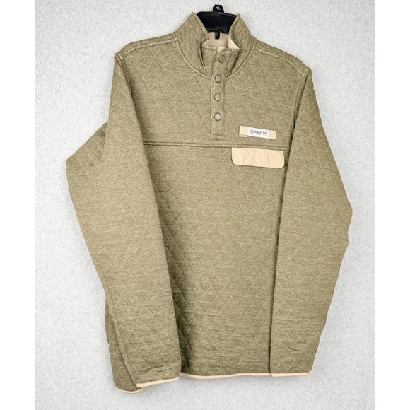 Magellan Outdoors Other - Magellan Outdoors Campfire Quilted Henley Pullover Olive Night Mens S